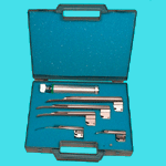 Fiber Optic Miller Laryngoscope Set